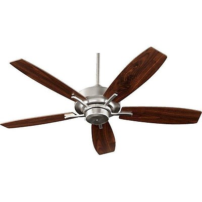 Quorum 70525-386 Breeze 52 Inch Oiled Bronze Ceiling Fan with LED