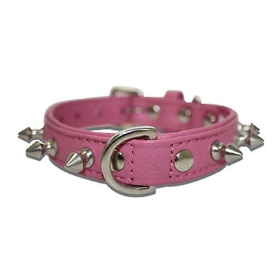 Angel Leather Dog Collar Amsterdam Bubblegum Pink Buy at