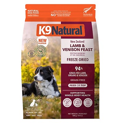 K9 Natural Freeze-Dried Dog Food - Lamb & Salmon Feast | Buy at