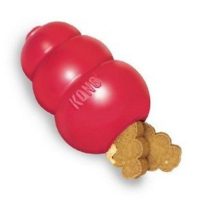 Kong wobbler treat dispensing dog clearance toy