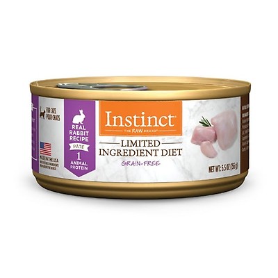 Instinct rabbit 2024 cat food dry