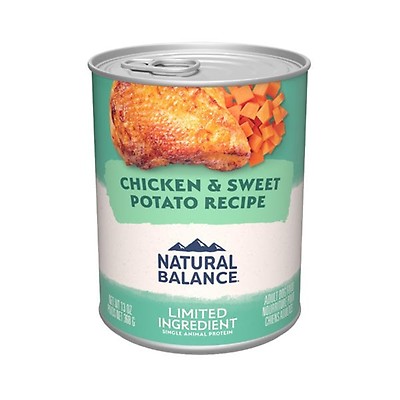 Natural balance fish and sweet potato canned dog clearance food