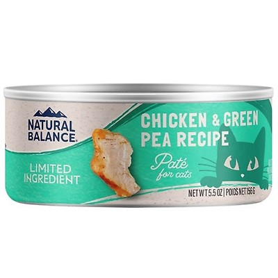 Natural Balance Canned Cat Food Duck Green Pea