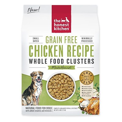 The Honest Kitchen Whole Food Clusters Grain Free Beef Dog Food 1 lb