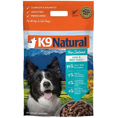 Natural k9 cheap diet