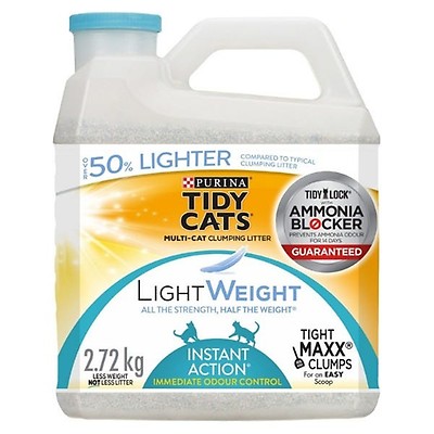 Purina Tidy Cats Lightweight 4 in 1 Strength Clumping Cat Litter for Multiple Cats
