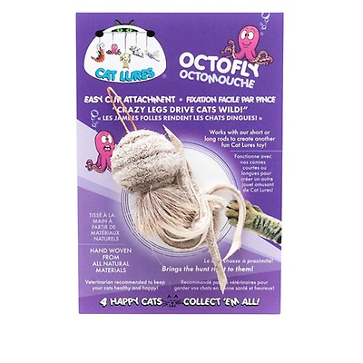 Cat Lures Wand Toy Attachment - Feather Mouse | Buy at Homesalive.ca