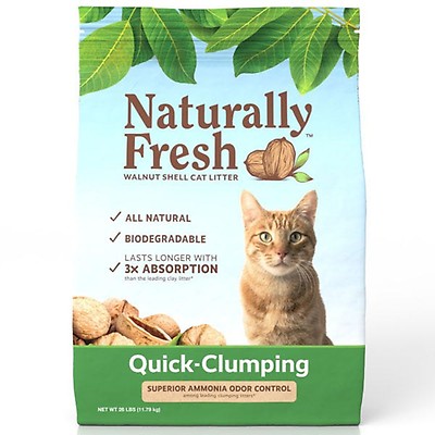 Natural wood discount clumping cat litter