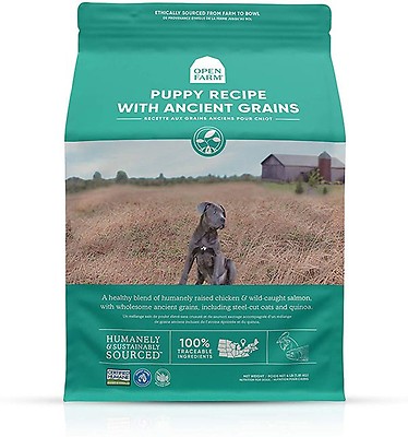 Open farm clearance dog food salmon