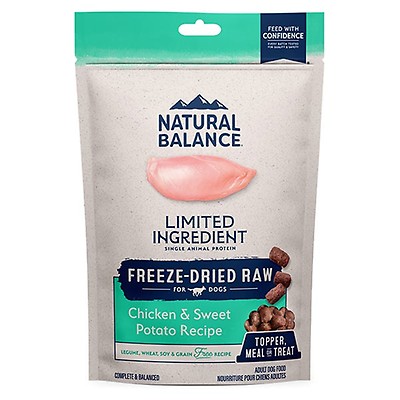 Natural Balance L.I.D Freeze Dried Raw Beef Brown Rice Recipe