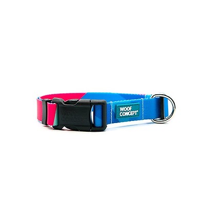 Angel Leather Dog Collar - Amsterdam - Bubblegum Pink