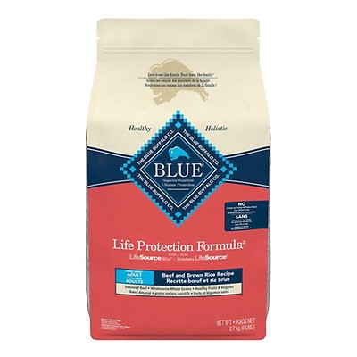 BLUE Beef Brown Rice Adult Dog Food Buy at Homesalive