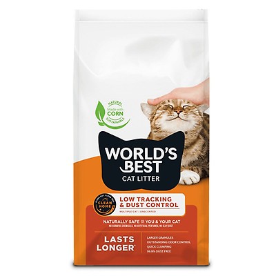 World's Best Cat Litter Poop Fighter Multiple Cat Lemongrass Scent