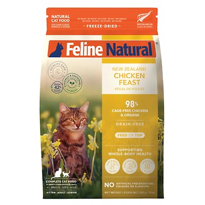 Feline Natural Freeze-Dried Cat Food - Chicken & Lamb Feast | Buy
