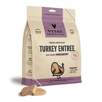 Vital Essentials Freeze Dried Raw Chicken Entr e for Cats Mini