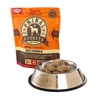 Primal beef hot sale dog food