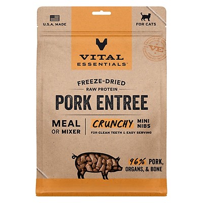 Vital Essentials Freeze-Dried Crunchy Mini Nibs for Cats - Rabbit