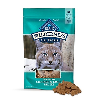 Blue Wilderness Crunchy Cat Treats Chicken Flavour Buy at Homesalive