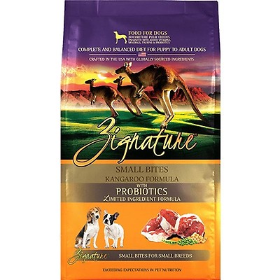 Chewy zignature dog store food