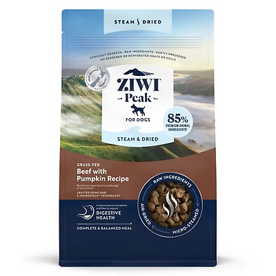 ZIWI Peak Steam & Dried Dog Food - Lamb with Green Vegetables Recipe