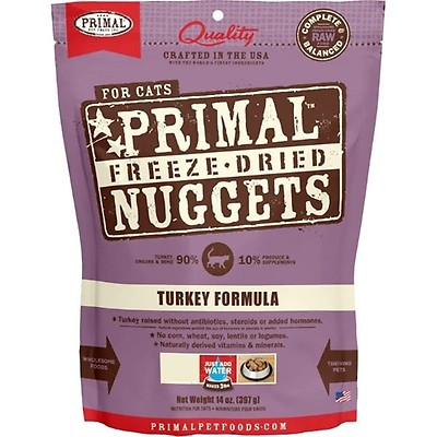 Primal Feline Freeze Dried Nuggets Rabbit Formula Buy at