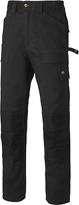 elasticated black work trousers
