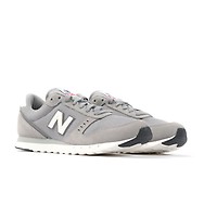 new balance 515 black & castlerock suede trainers