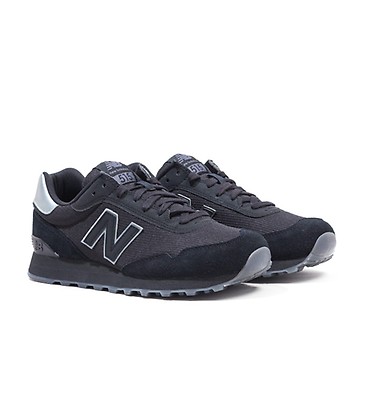 black nb trainers