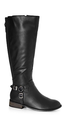 Women s Plus Size Serene Black Knee Boot