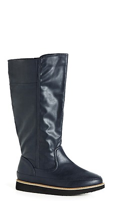 Plus size outlet tall black boots