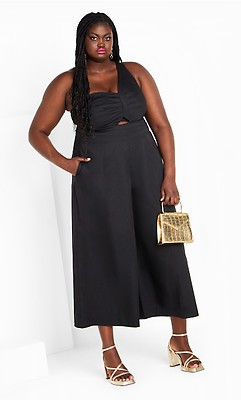 Women s Plus Size Gabriela Black Jumpsuit