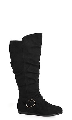 Plus size outlet flat boots