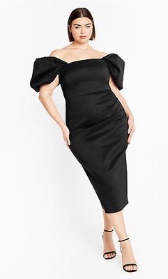 city chic sequin sofia dress City Chic Sofia Sequin Sheath Cocktail Dress In Black - 50% Off