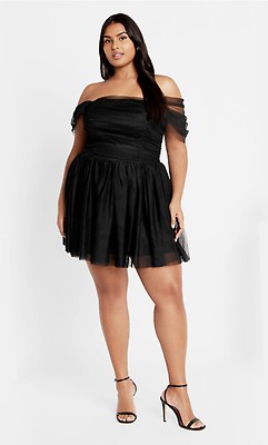 ohga FLARE DRESS Sサイズ　ブラック Women's Plus Size Plus Size Floral Black Dress