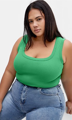 Women's Plus Size Cowl Neck Navy Cami