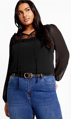 売れ筋商品|||シティーシック カットソー トップス レディース Plus Size Elisa Top Violet Women's Plus Size Elisa Top - violet | CITY CHIC : Target
