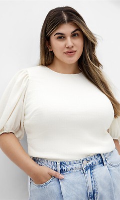 売れ筋商品|||シティーシック カットソー トップス レディース Plus Size Charlize Top Natural Women's Plus Size Charlize Natural Top
