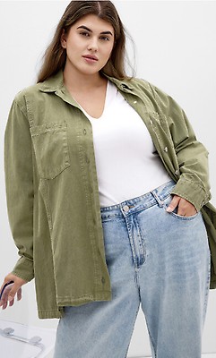 Women's Plus Size Liv Denim Mid Denim Shirt