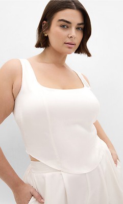 Women's Plus Size Denim Abbie Light Wash Top