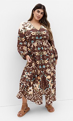 Women's Plus Size Angel Place Cream Dress