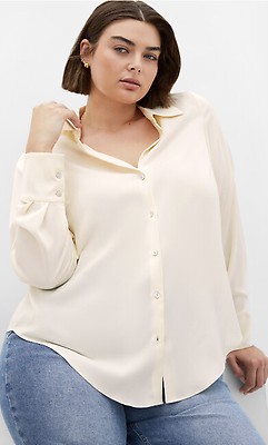 Women's Plus Size Liv Denim Mid Denim Shirt