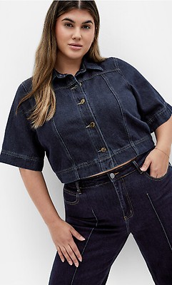 売れ筋商品|||シティーシック カットソー トップス レディース Plus Size Abbie Denim Top Light wash Women's Plus Size Denim Abbie Light Wash Top