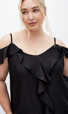 売れ筋商品|||シティーシック カットソー トップス レディース Plus Size Haven Top Black CITY CHIC | Women's Plus Size Haven Top - black - 20W : Target