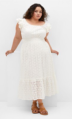 Women's Plus Size Matlia Midi Dark Wash Denim Dress