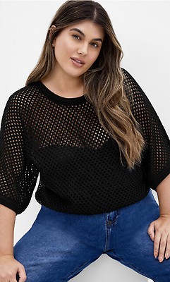売れ筋商品|||シティーシック カットソー トップス レディース Plus Size Zahra Top Black Women's Plus Size Zahra Black Top