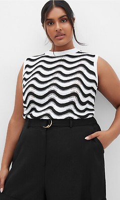 売れ筋商品|||シティーシック カットソー トップス レディース Plus Size Zahra Top Black Women's Plus Size Zahra Black Top