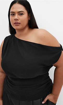 Women's Plus Size Paloma Shimmer Bronze Top