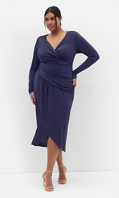 long sleeve burgundy bridesmaid dresses Hanna Elegant V Neck Ruched Long Sleeves Chiffon Bridesmaid Dresses, Burgundy