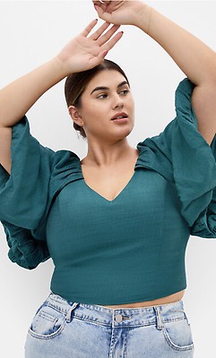 売れ筋商品|||シティーシック カットソー トップス レディース Plus Size Rowy Top Buttercup Women's Plus Size Rowy Top - buttercup | CITY CHIC : Target