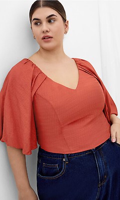 売れ筋商品|||シティーシック カットソー トップス レディース Plus Size Peta Top Foliage green Women's Plus Size Peta Green Top